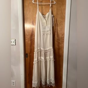 Elie Tahari silk maxi dress